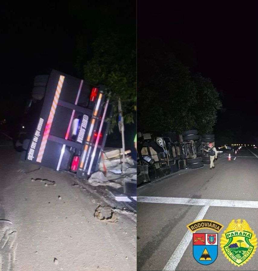 Colisão na PR-566 resulta em ferimentos para o motorista em Itapejara D’Oeste